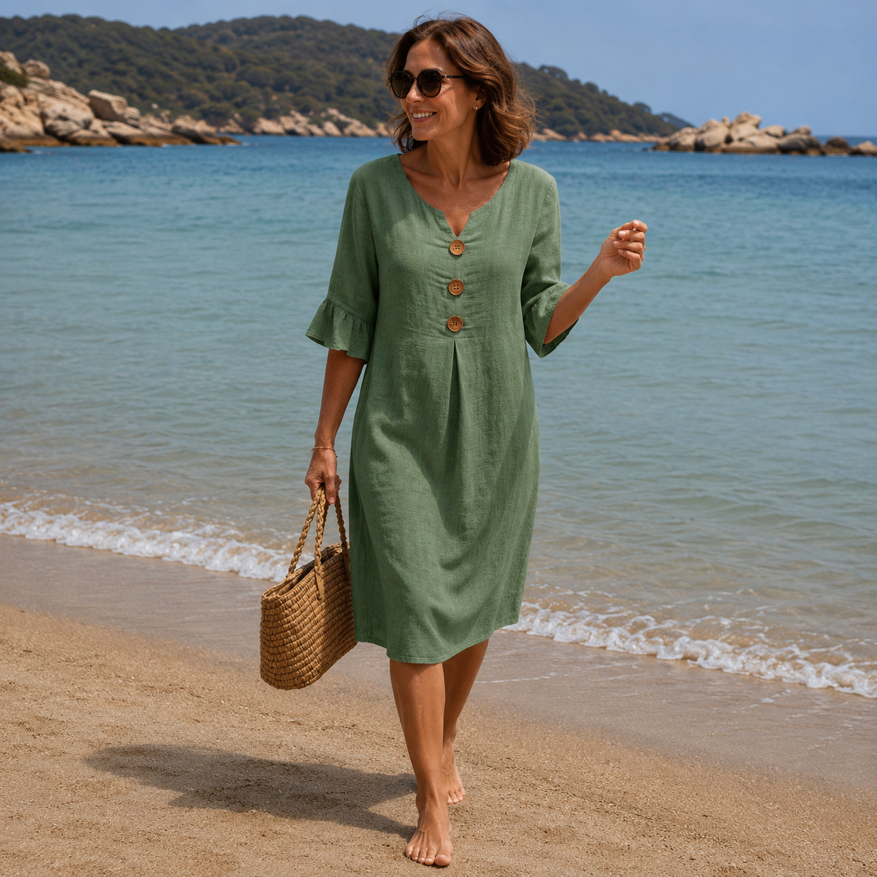 Marla - Vestido Elegancia de poliéster