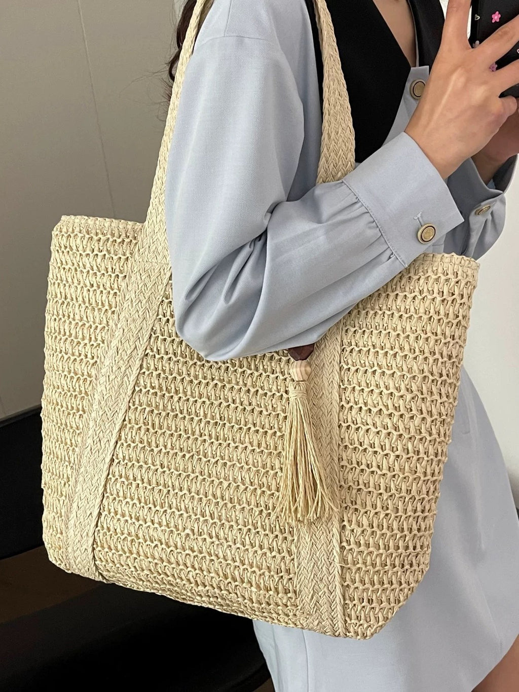 Sari - bolso de paja