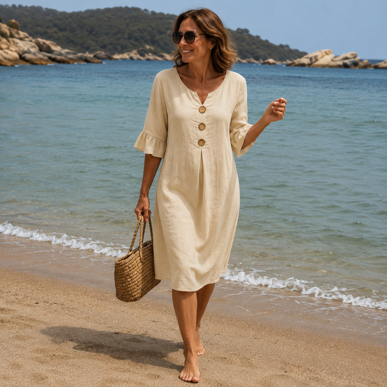 Marla - Vestido Elegancia de poliéster