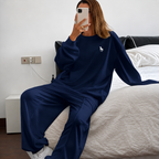 Paula - Conjunto de sudadera y pantalón estampado