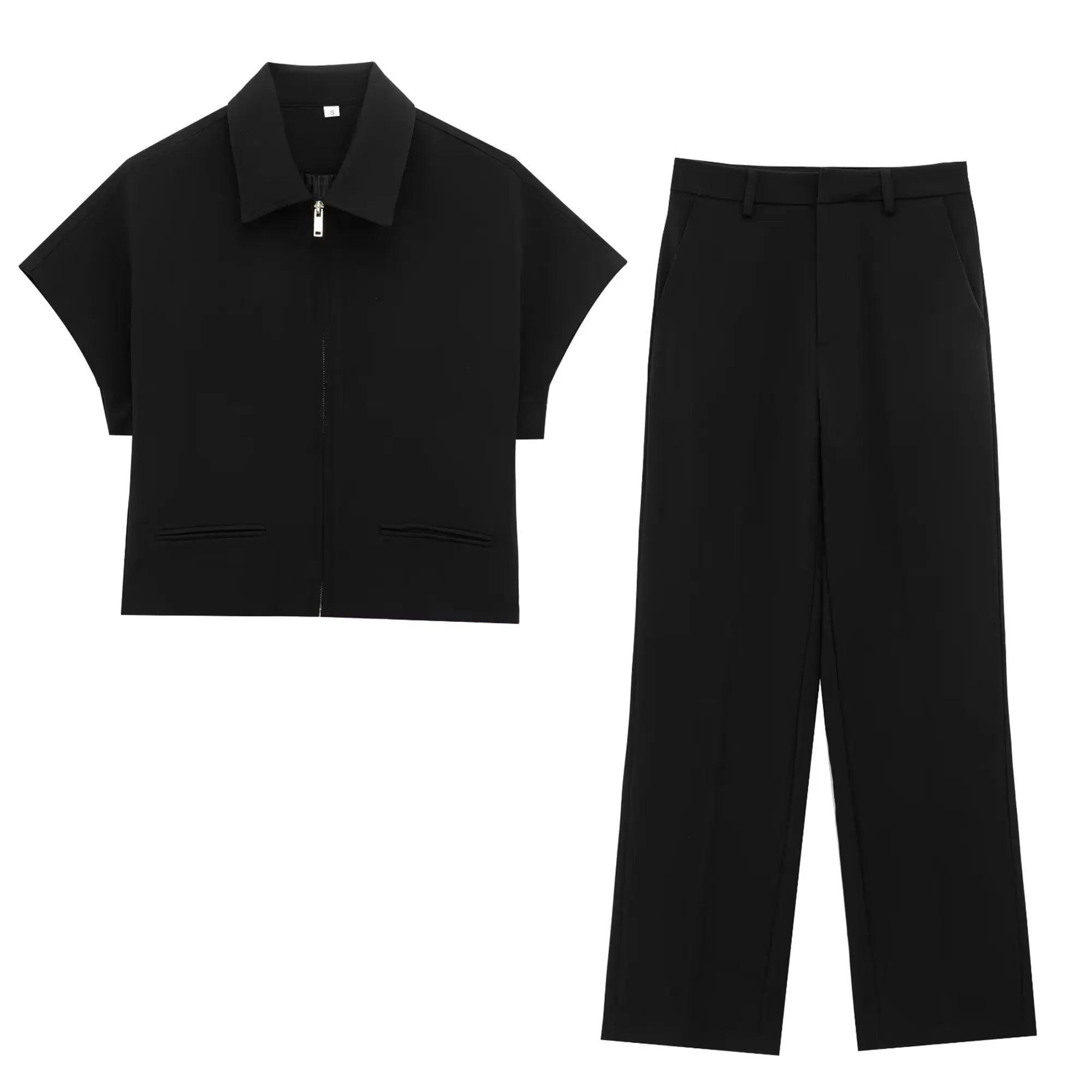 Clara - Conjunto Elegante de Chaqueta y Pantalón