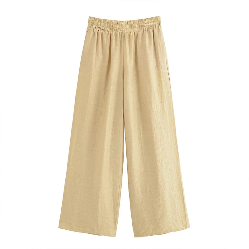 Dana - Conjunto Vintage Elegante de Blusa y Pantalón