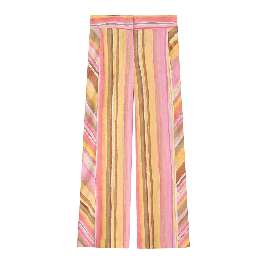 Mariana - Pantalón Palazzo de Rayas