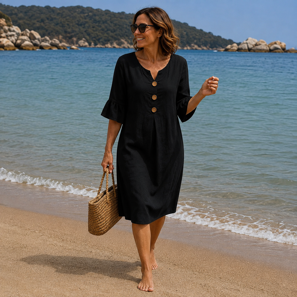 Marla - Vestido Elegancia de poliéster