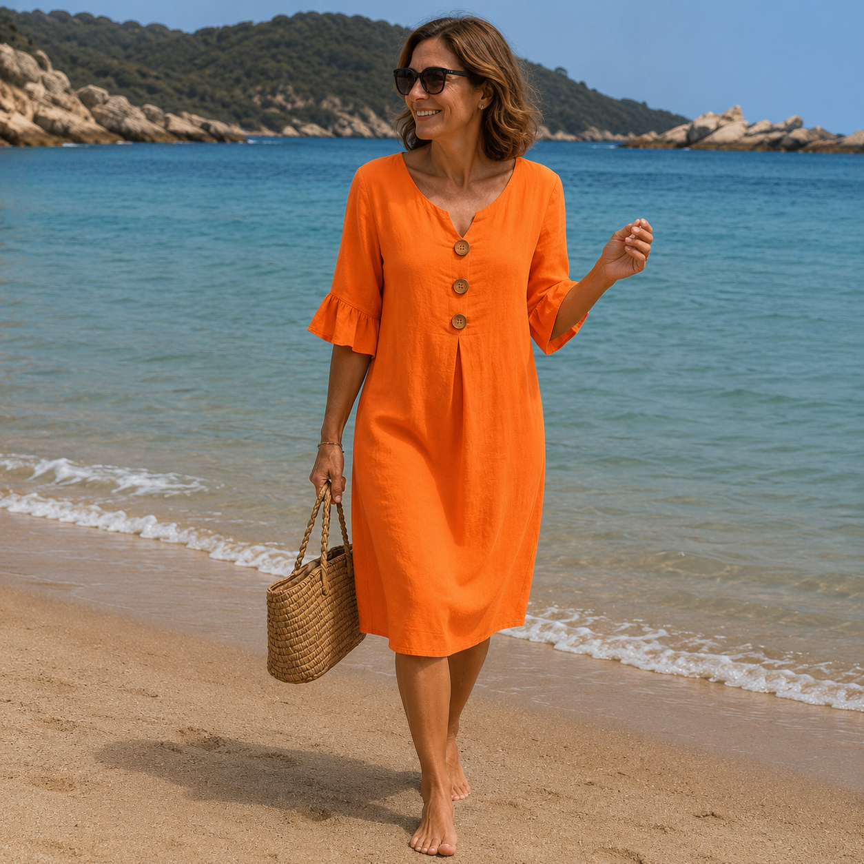 Marla - Vestido Elegancia de poliéster