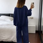 Paula - Conjunto de sudadera y pantalón estampado